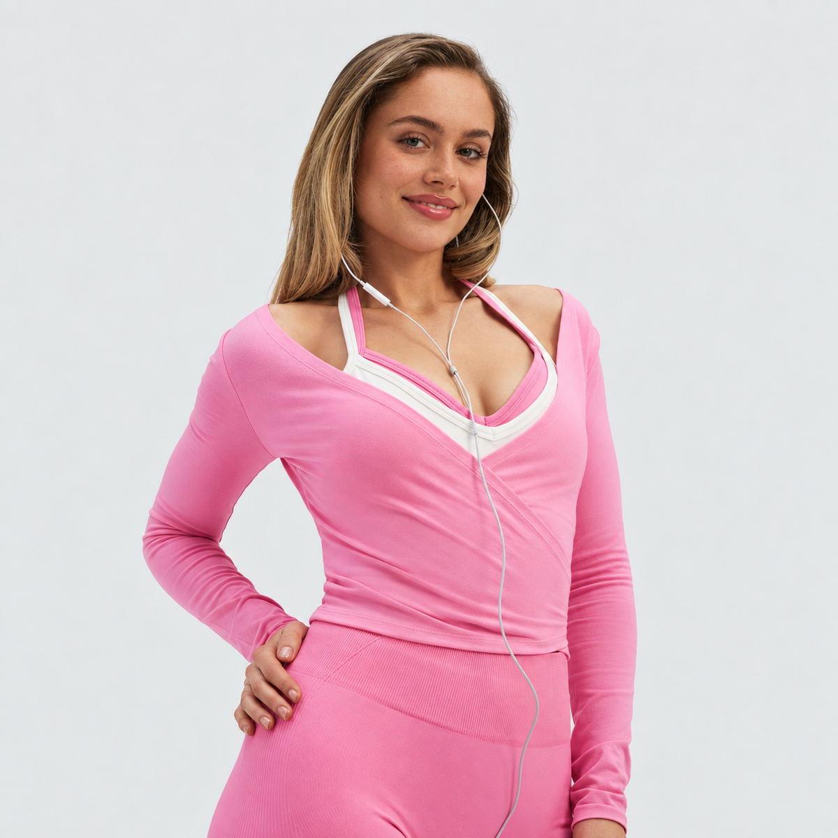 Ryvae — Ryvae — Brassière halter ajustable — Bubble Pink, vue 06