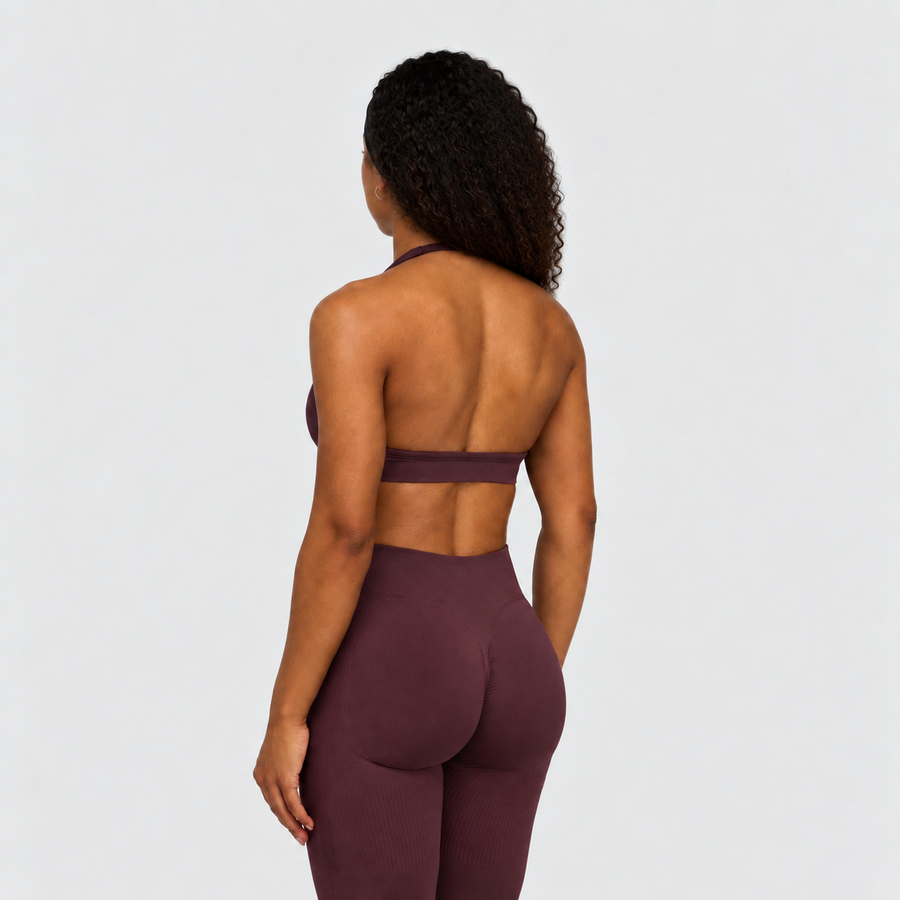 Ryvae — Ryvae — Brassière halter ajustable — Dark Mauve, vue 02