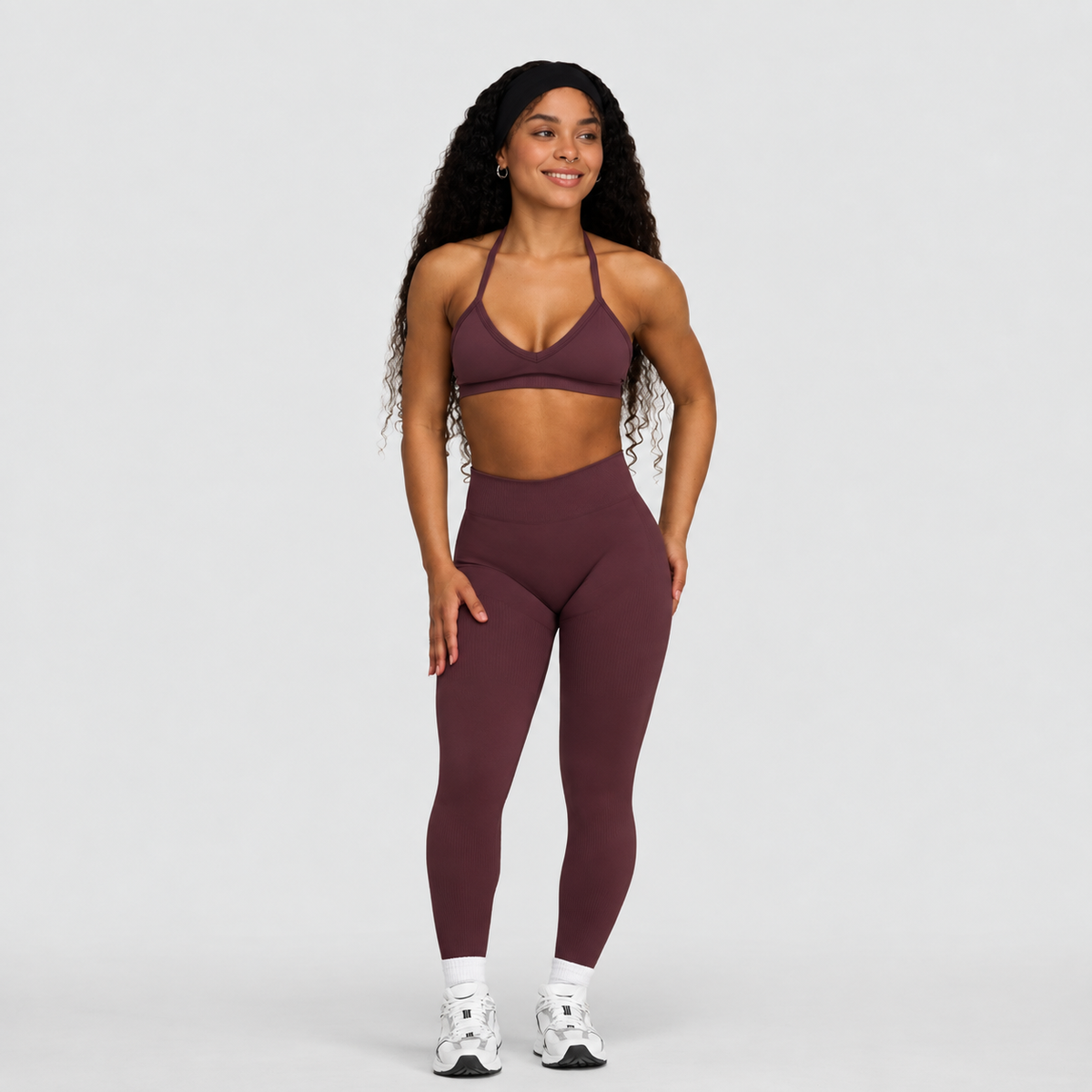 Ryvae — Ryvae — Brassière halter ajustable — Dark Mauve, vue 05