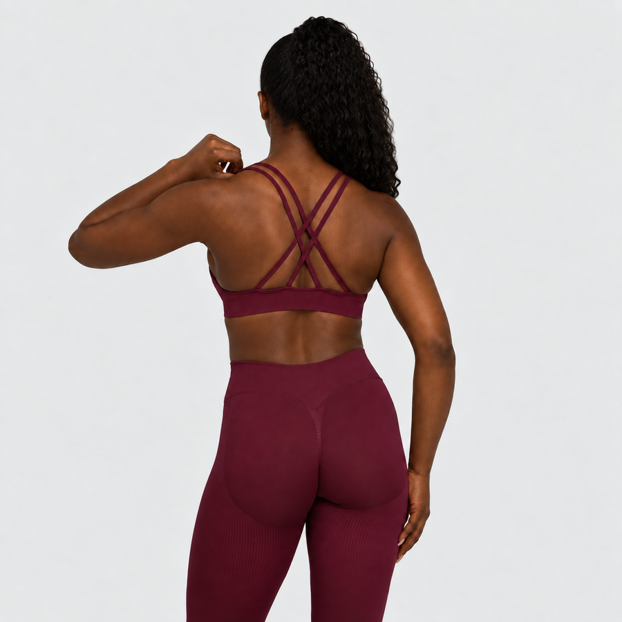 Ryvae — Ryvae — Brassière High Apex — Merlot, vue 02