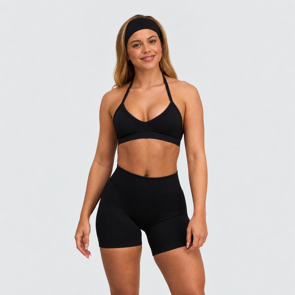 Ryvae — Ryvae — Brassière halter ajustable — Noir, vue 01