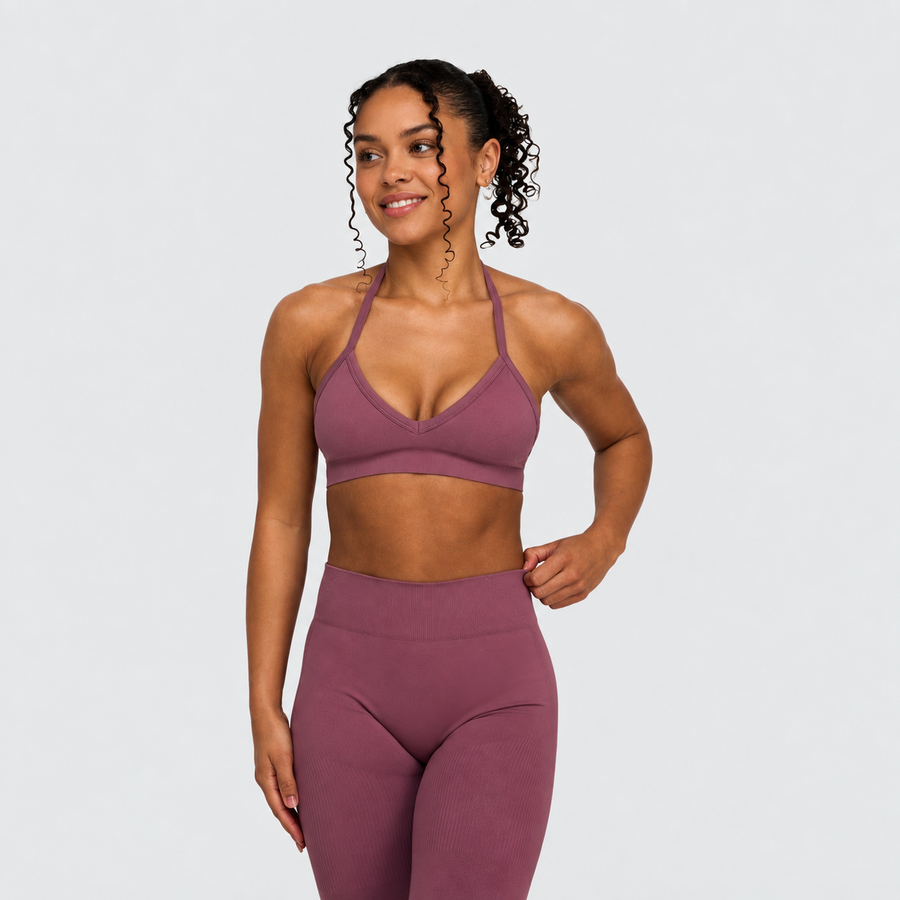 Ryvae — Ryvae — Brassière halter ajustable — Orchid Mauve, vue 01