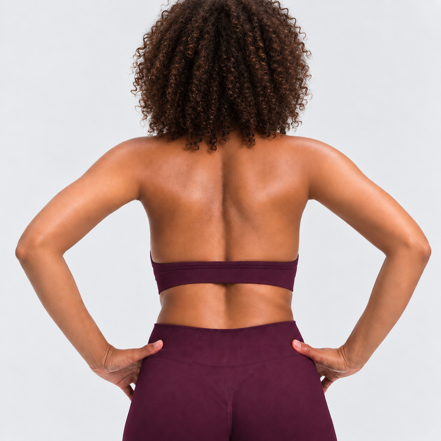 Ryvae — Ryvae — Brassière halter ajustable — Winter Plum, vue 02