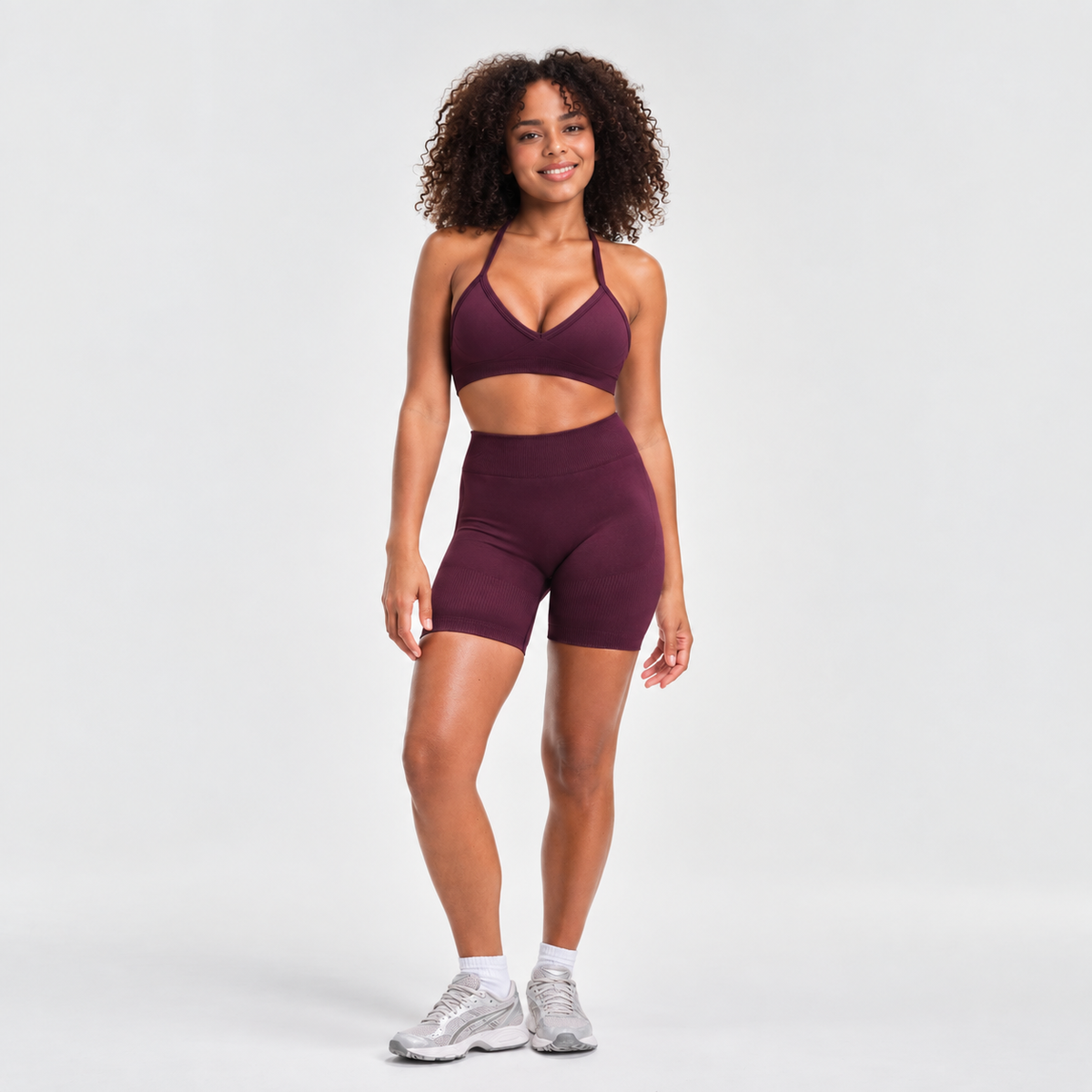 Ryvae — Ryvae — Brassière halter ajustable — Winter Plum, vue 08