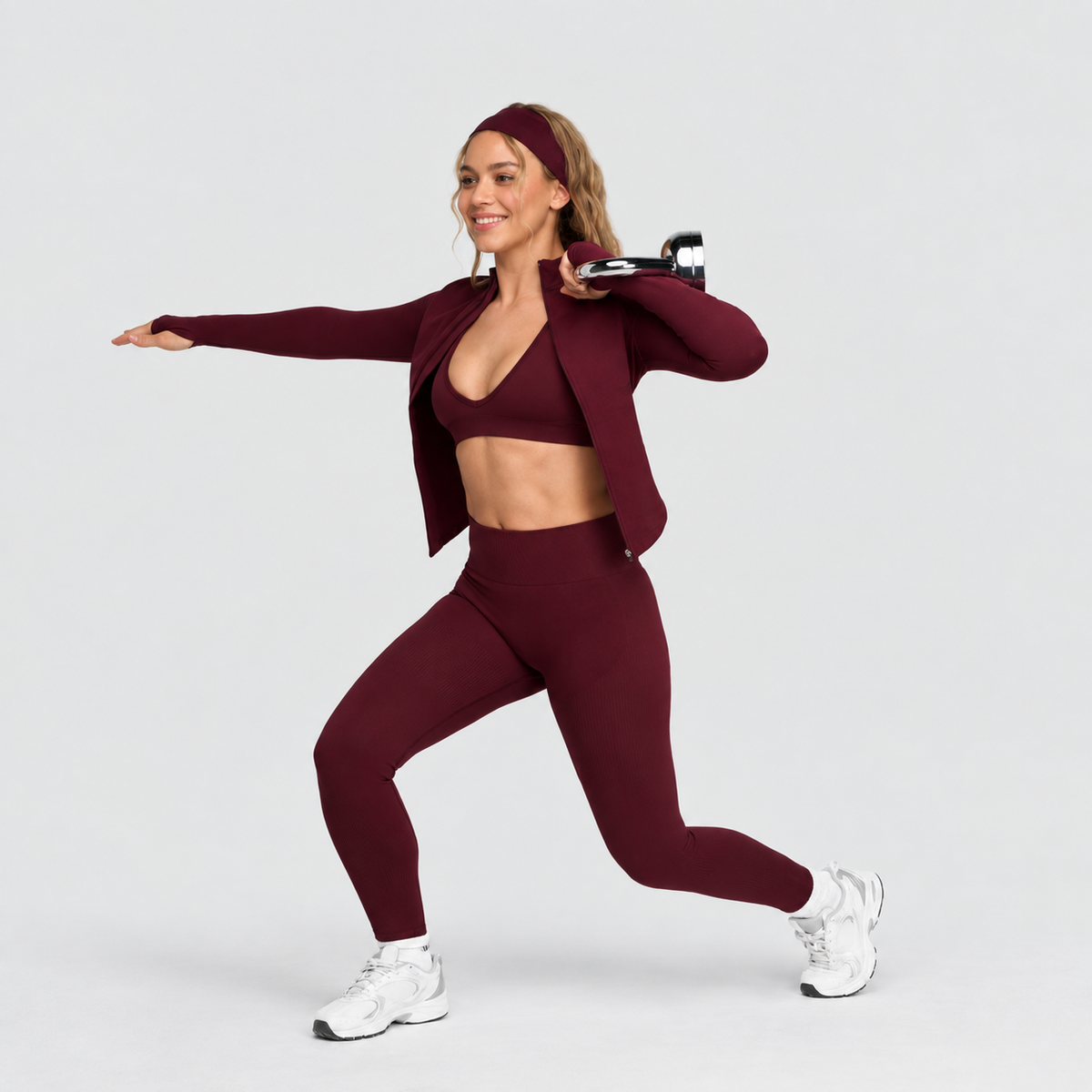 Ryvae — Ryvae — Veste de compression — Merlot, vue 05