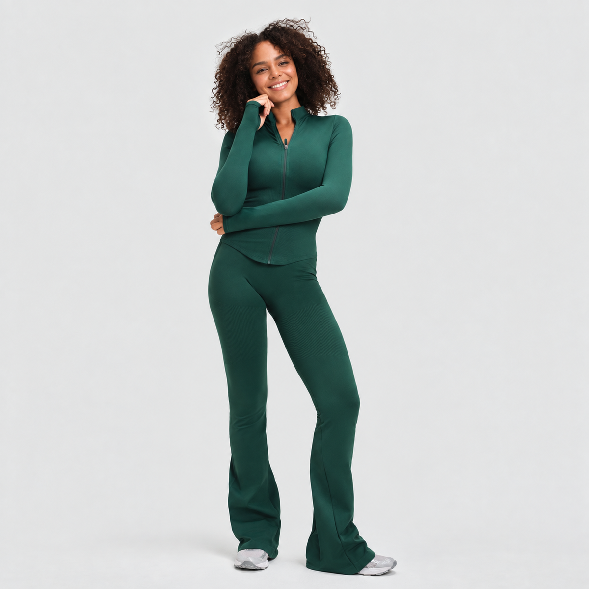 Ryvae — Ryvae — Veste de compression — Pine Green, vue 01