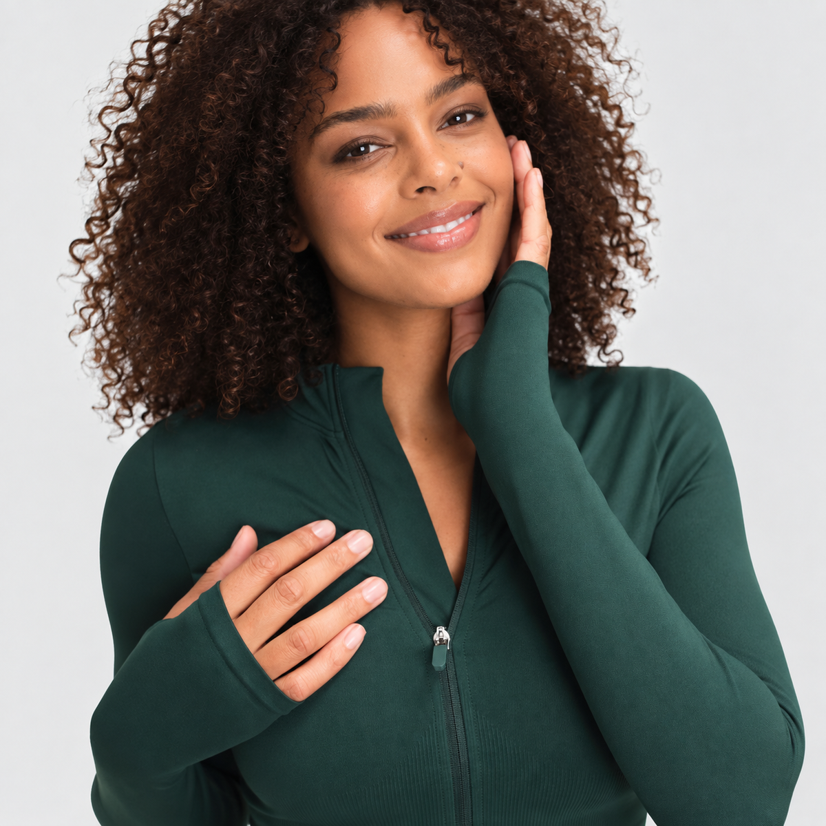 Ryvae — Ryvae — Veste de compression — Pine Green, vue 05