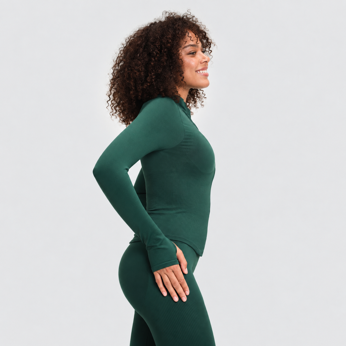 Ryvae — Ryvae — Veste de compression — Pine Green, vue 06